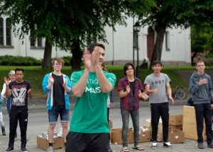 Workshop på torget 2016 Foto: Peo Quick