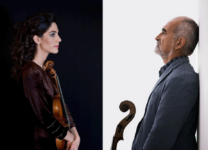 Elicia Silverstein violin och Mauro Valli cello. Nora kammarmusikfestival 2022