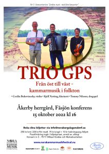 affisch Trio GPS 15 okt 2022