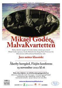 Mikael Godée och MalvaKvartetten affisch 15 okt 2022