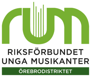 Logo för Riksförbundet Unga Musikanter- RUM-Örebrodistriktet