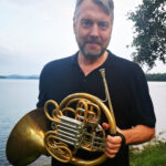Göran Hülphers, horn. Foto Jenny Hülphers 2023