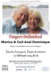 Affisch_Monica o Carl-Axel Dominique 17 februari 2024, Åkerby herrgård